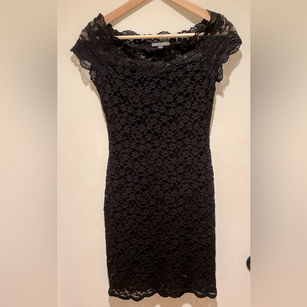 Black Lace mini dress
